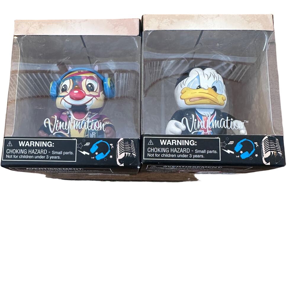 NEW Disney parks Vinylmation Tunes Donald & Chipmunk (lot of 2)